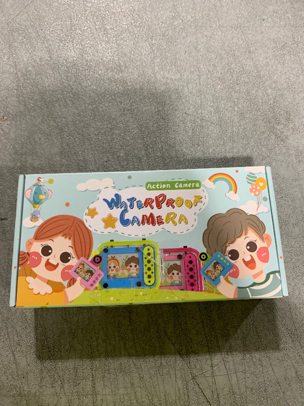 Photo 1 of Kids Digital Camera Waterproof,CHAKEYAKE 1080P Video Kids Underwater Selfie Camera,Children Sports Camera for Birthday Gifts Toys for Boys Age 3-12