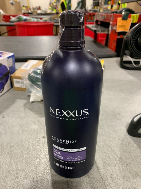 Photo 1 of Nexxus Keraphix ProteinFusion Conditioner with Keratin Protein and Black Rice Conditioner for Damaged Hair 33.8 oz