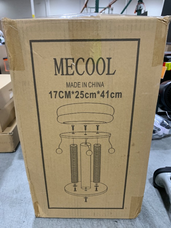 Photo 1 of MECOOL 4in1 Small Cat Tree,Scratching Post with Tower Soft Bed, Sisal Carpet Jute Posts with Three Hanging Ball Toys and Massage Brush for Indoor Cats and Kittens