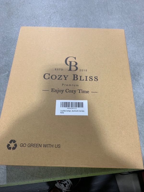 Photo 1 of Cozy Bliss Cooling Comforter Twin Size Dual-Sided, Ultra-Soft Cooling Blankets for Hot Sleepers and Night Sweats, Breathable Lightweight Silky Smooth, Cool Grey