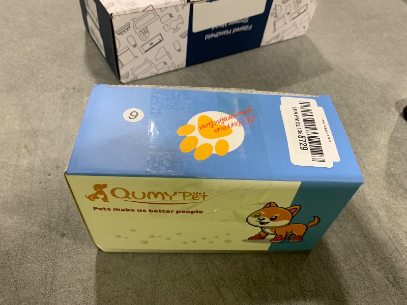 Photo 1 of QUMY Dog Shoes for Large Dogs, Medium Dog Boots & Paw Protectors for Winter Snowy Day, Summer Hot Pavement, Waterproof in Rainy Weather, Outdoor Walking, Indoor Hardfloors Anti Slip Sole Khaki 6