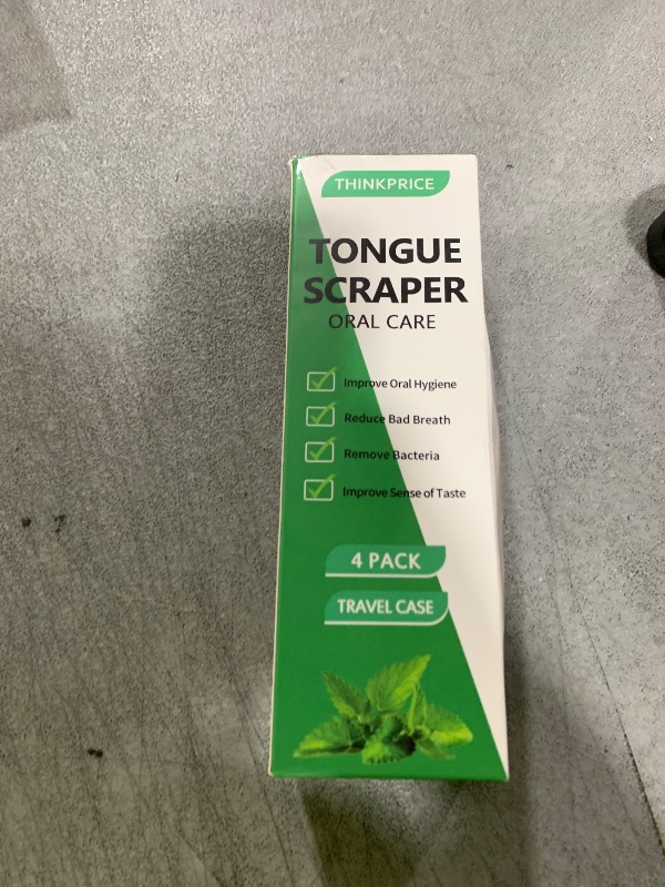 Photo 1 of Tongue Scraper Cleaner 100% BPA Free Tongue Scrapers with Travel Handy Case for Adults, Kids, Healthy Oral Care, Easy to Use, Help Fight Bad Breath (4 PACK)