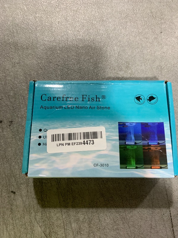 Photo 1 of Carefree Fish Aquarium 4/8/12/16/24/40In Led Nanometer Materials Air Stone Strip ? and Tube Fish Tank Oxygen Stone Bubble Wall RGB Light Waterproofing Grade IP68(Air Pumps not Included
