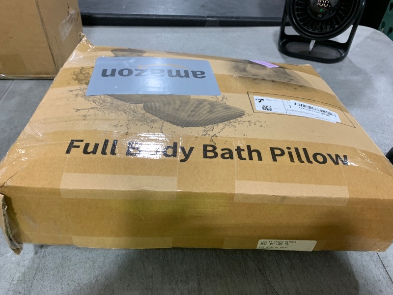 Photo 1 of Full Body Bath Pillow for Bathtub, Thick Bathtub Cushion with Laundry Bag, Luxury Tub Pillow for Bath for Headrest Neck and Back Support White 51" x 16"