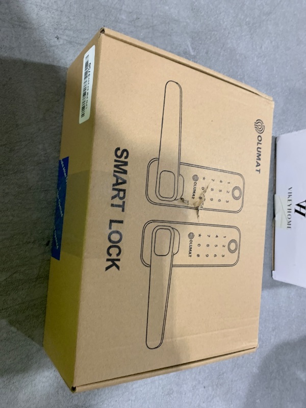 Photo 1 of OLUMAT Keyless Entry Fingerprint Door Lock with Keypad for Home, Rental, Garage, Office and Hotel
