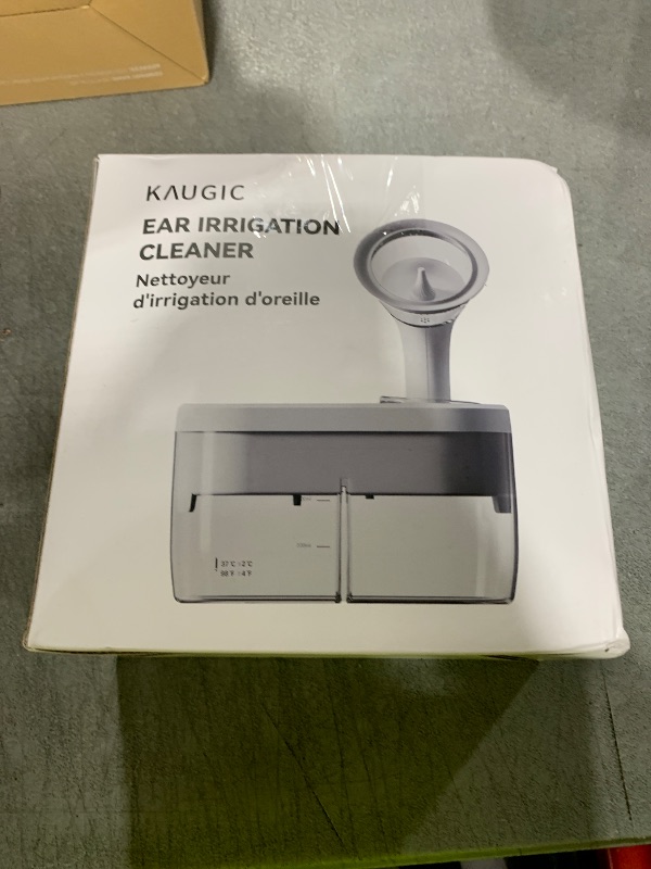 Photo 1 of KAUGIC Water Powered Ear Cleaner, Electric Ear Wax Removal Kit, FSA HSA Eligible, Ear Irrigation Kit with Sewage System and 4 Clean Mode, Safe and Effective Ear Flushing Kit for Adults with 3 Ear Tips