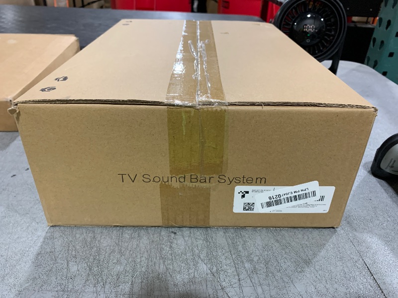 Photo 1 of Saiyin Sound Bars for TV with Subwoofer, 2.1 Deep Bass Small Soundbar Monitor Speaker Home Theater Surround System PC Gaming Bluetooth/AUX/Optical Connection, Wall Mountable 17-inch