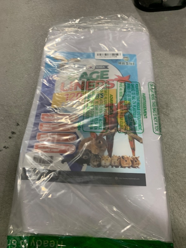 Photo 1 of HA SHI Bird Cage Liner - 120 Paper Sheets, 20" x 18", 2.9 lb - Suitable for Pet Habitats, Bulk Quantity for Extended Use, Newsprint Texture, Parcel Packaging