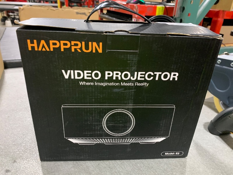 Photo 1 of Portable Mini Projector with Electric Focus, NICPOW Full HD 1080P Projector, Bluetooth Movie Projector with Auto Keystone, Two-Way Bluetooth, Ideal for Indoor Outdoor Use, White