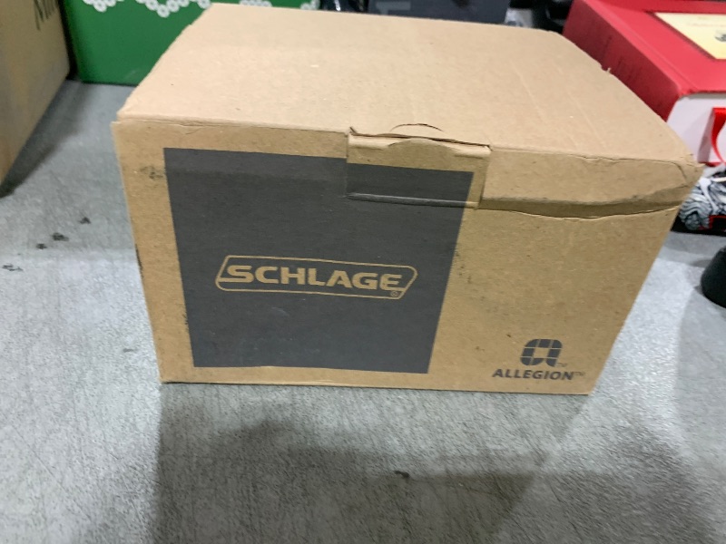 Photo 1 of SCHLAGE F51A BWE 625 GSN 619 Bowery Knob with Greyson Trim Keyed Entry Lock, Bright Chrome with Satin Nickel Interior