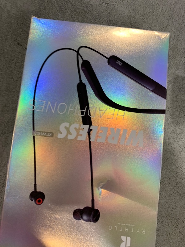 Photo 1 of Rythflo Bluetooth Headphones, 150H Playtime Wireless Bluetooth Earbuds w/Mic in-Ear Magnetic Neckband Earphone, IPX7 Sweatproof Deep Bass Headset for Home, Traveling, Outdoor, Business Trips