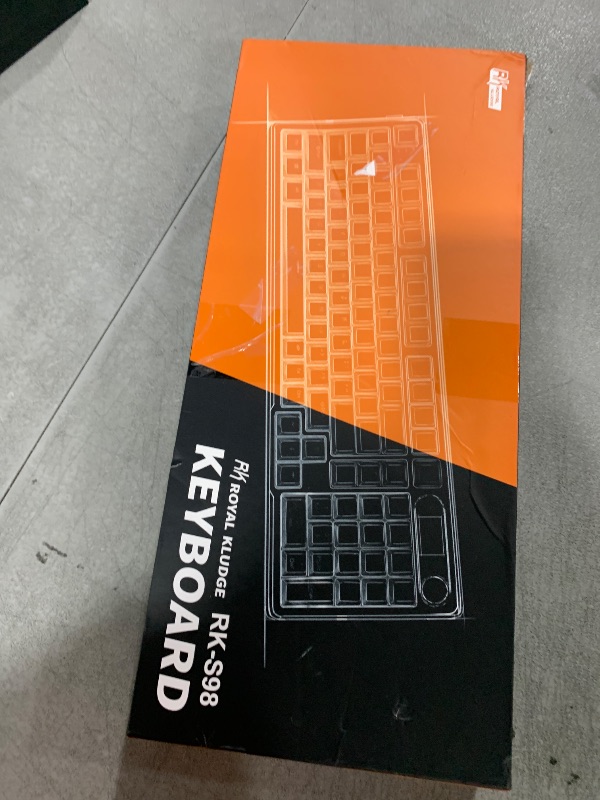 Photo 1 of RK ROYAL KLUDGE S98 Mechanical Keyboard w/Smart Display & Knob, Top Mount 96% Wireless Mechanical Keyboard BT/2.4G/USB-C, Hot Swappable, Software Support, Creamy Sounding, 98 Keys