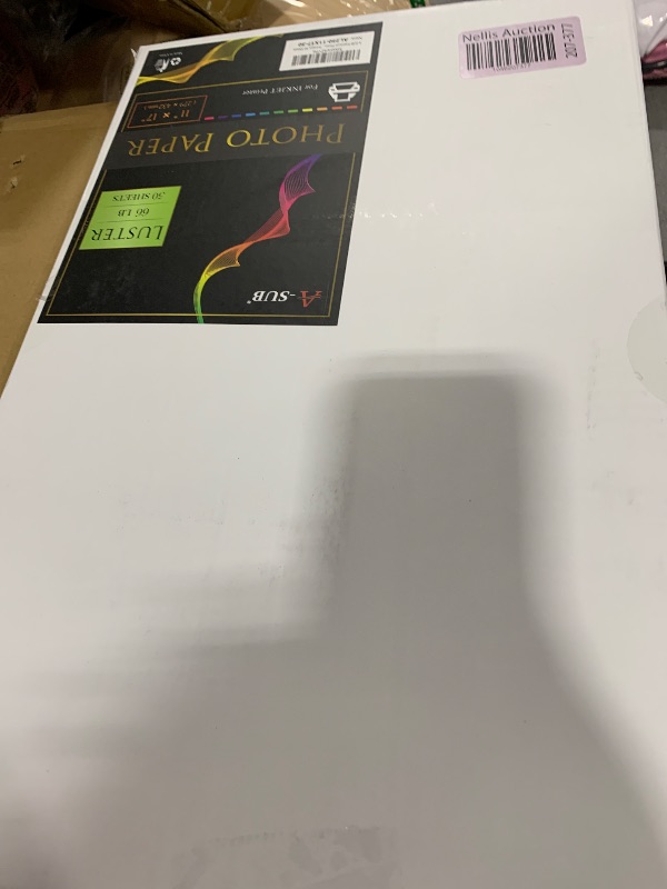Photo 1 of A-SUB Premium Photo Paper Luster 11x17 Inch 66lb for Inkjet Printers 50 Sheets, Single Sided