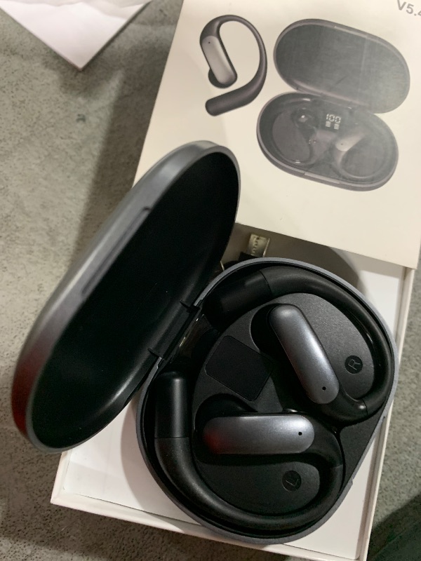 Photo 1 of AI Language Translator Earbuds, OWS Real-Time 3-in-1 Translation Earbuds 144 Languages & Accents, Translation Device for Travel Business Learning,Black