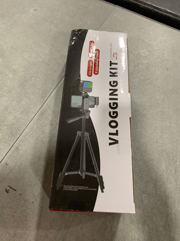 Photo 1 of Vlogging Kit for iPhone,YouTube Starter Kit,Youtuber Kit Beginner Content Creator Essentials Kit for Android Phone,Vlogging Camera Kit with Extendable Tripod/Wireless Microphone/RGB Fill-in Light