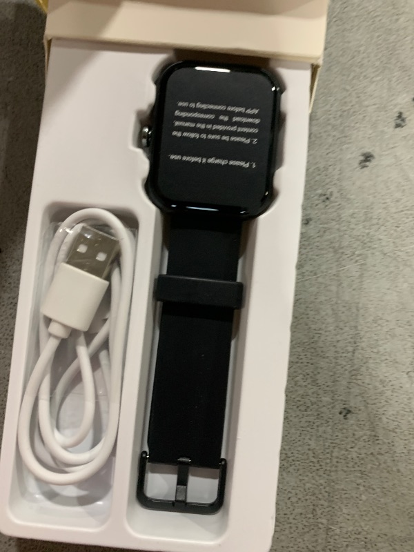 Photo 1 of Smart Watch for Men Women(Answer/Make Calls), 1.96" HD Smartwatch, Fitness Tracker with 110+ Sport Modes, IP68 Waterproof, Heart Rate/Sleep/Step Monitor, Pedometer, Activity Tracker for Android iOS