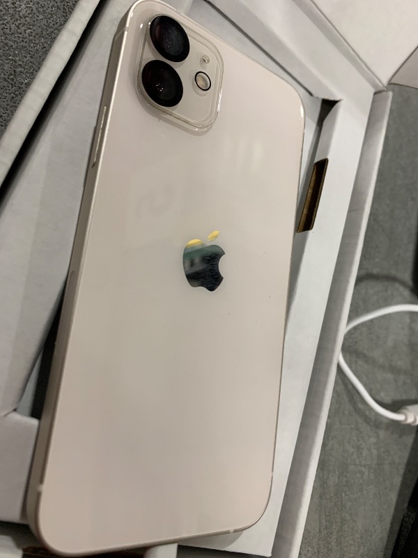 Photo 1 of Apple iPhone 12, 64GB, White - Unlocked (Renewed Premium)
