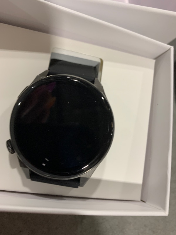 Photo 1 of AI ChatGPT Translator Watch, Fitness Tracking, Heart Rate & Sleep Monitor, OLED Display, Titanium Alloy IP68 Waterproof, Multi-Sport Modes, (Black)
