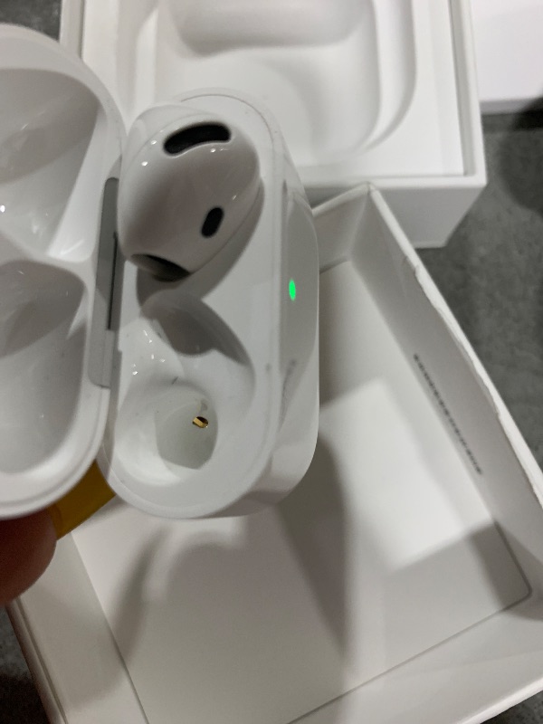 Photo 1 of Apple AirPods 4 Wireless Earbuds, Bluetooth Headphones, Personalized Spatial Audio, Sweat and Water Resistant, USB-C Charging Case, H2 Chip, Up to 30 Hours of Battery Life, Effortless Setup for iPhone