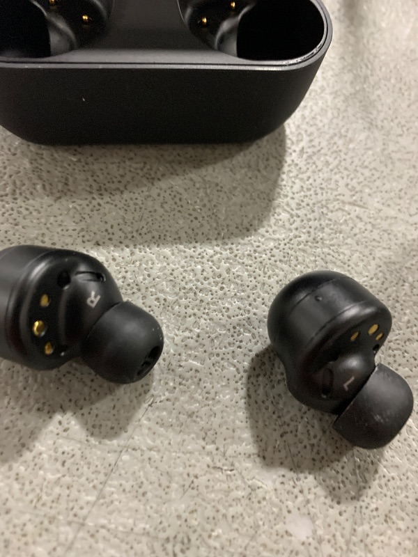 Photo 1 of Technics Reference Class Hi-Fi Wireless Earbuds, Dolby Atmos with Head Tracking, Adaptive Noise Cancelling, 3 Device Multipoint, 10-hr Battery, Wireless Charging, Improved Fit - EAH-AZ100-K (Black)