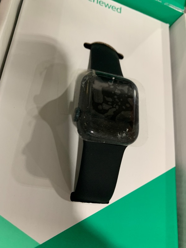 Photo 1 of Apple Watch Series 8 (GPS, 41MM) - Midnight Aluminum Case with Midnight Sport Band S/M (Renewed Premium)