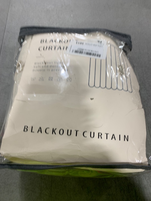 Photo 1 of 100% Blackout Shield Linen Blackout Curtains for Bedroom, Thermal Insulated Curtains 96 Inch Length 2 Panels Set, Grommet Drapes for Living Room, 50” W x 96” L, Butter Cream