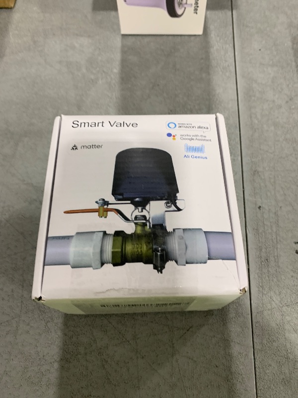 Photo 1 of Jinvoo Matter Smart Valve, Matter Control Water Valve, Electric Gas Shutoff Valvee, Electric Water Shutoff Controller Robot, for Applee Home, Alexa, Google, and SmartThingss, Requires Matter Hub