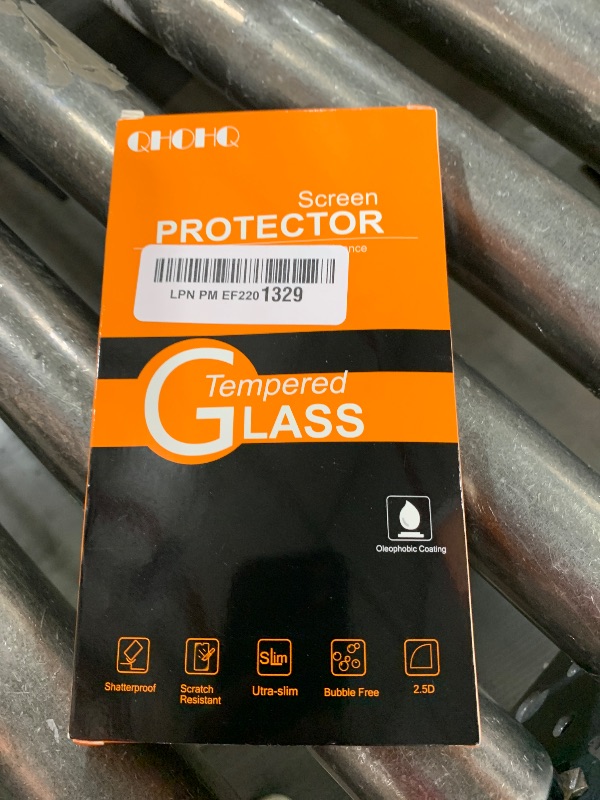 Photo 1 of QHOHQ 3 Pack Screen Protector for iPhone 15 Pro [6.1 Inch] with 3 Pack Camera Lens Protector, Tempered Glass Film, HD Clear, 9H Hardness, No Bubbles, Case Friendly
