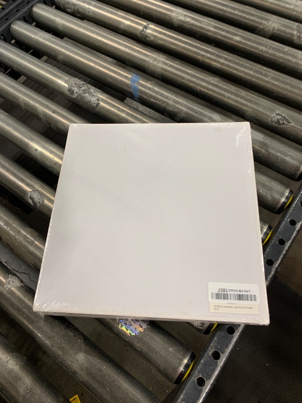Photo 1 of GOTIDEAL Canvases for Painting, 12x12 inch of 12, Professional Primed White Blank Flat Canvas Panels- 100% Cotton Artist Canvas Boards for Acrylics Painting, Oil Watercolor Tempera