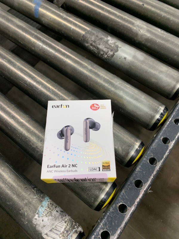 Photo 1 of EarFun Adaptive Noise Cancelling Wireless Earbuds, 6 Mics AI ENC Call, Hi-Res Sound, LDAC, 40H Playtime, Multipoint Connection, Comfortable Fit, App Customization, Google Fast Pair, Wireless Charge