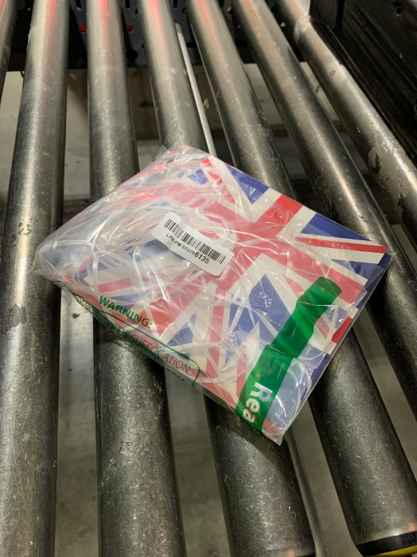 Photo 1 of 2 Pieces British Party Garland Cheers British Banner Garland UK Flag Pennant Banner for Hanging Coronation Union Jack Party Decoration