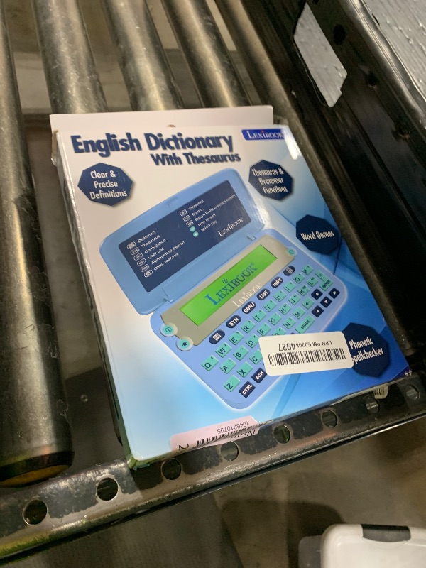 Photo 1 of Lexibook D650EN The English Dictionary, Definitions, Thesaurus, Grammar, Phonetic Spellchecker, with Battery, Blue/Grey