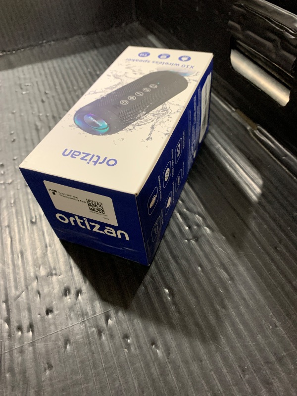 Photo 1 of Ortizan Portable Bluetooth Speaker: IPX7 Waterproof, 24W Loud Sound, Deep Bass, Bluetooth 5.3, LED Lights, Wireless Stereo Pairing, 30H Playtime, for Home/Outdoor/Party/Beach, Birthday Gift (Black)