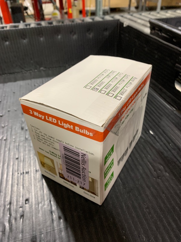 Photo 1 of 6-Pack 3 Way Bulb 50 100 150W Replacement LED Light Bulbs, Daylight 5000K, Three Way A19 Bulbs with E26 Base,700/1400/2100 Lumen