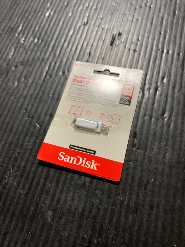 Photo 1 of SanDisk 512GB Ultra Dual Drive Luxe USB Type-C - Up to 400MB/s - SDDDC4-512G-GAM46