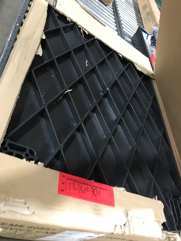 Photo 1 of MaxWorks 80857 500-lb Utility Service PP Cart With Two Trays and Wheels 46 inch x 25.5 inch x 33.5 inch Overall Dimensions