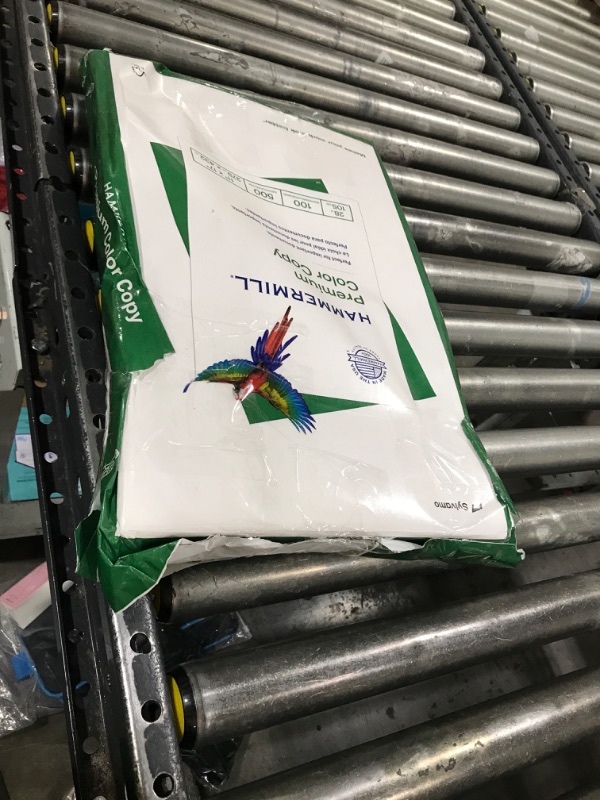 Photo 1 of Hammermill Printer Paper, Premium Color 28 lb Copy Paper, 11 x 17 - 100 Bright, Made in the USA, 102541R - 1 Ream (500 Sheets)