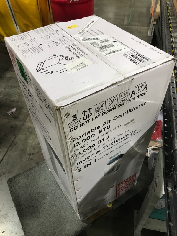 Photo 1 of Humhold Inverter 16000BTU Portable Air Conditioners with Remote, Free Stand Cooling Portable AC Unit for Room up to 800 sq.ft, with Dehumidifier & Fan, Dual Hose, Quiet Sleep Mode(45dB), Windows Kit