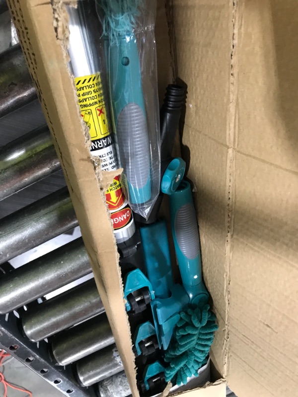 Photo 1 of TelesPro 36 Foot High Reach Duster Kit with 7-30FT Extension Pole High Ceiling Dusting and Window Cleaning Kit with Telescopic Pole Window Washer&Squeegee,Cobweb Duster,Fan Duster and Feather Duster