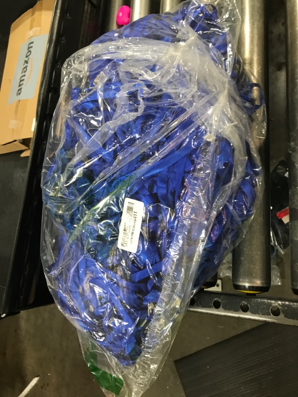 Photo 1 of Beebel Blue Lanyards 100 Pack Nylon Flat Badge Lanyard Bulldog Clip for Id Badge Name Tag