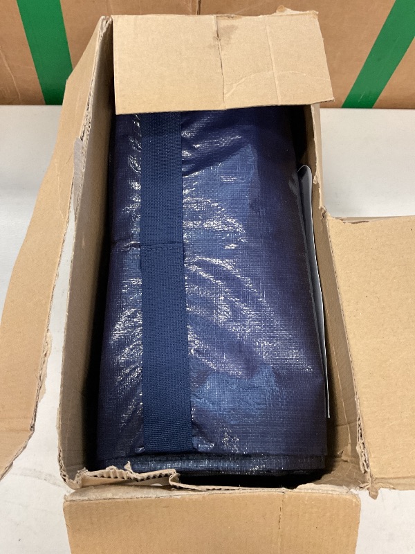 Photo 1 of 12 Pack Extra Heavy Duty Large Moving Bags with Strong Zipper & Comfortable Handles, Sturdy & Durable Clothes Storage Bags Totes Bins, Packing Moving Boxes for College Supplies, Dark Blue