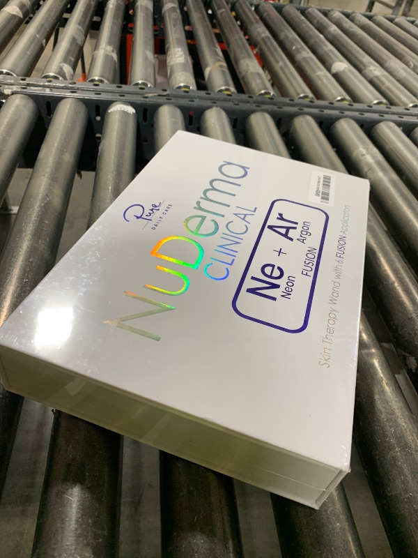 Photo 1 of NuDerma Clinical Skin Therapy Wand - Portable Skin Therapy Machine w 6 Fusion Neon + Argon Wands – Anti Aging - Clarifying - Skin Tightening & Radiance - Wrinkle Reducing