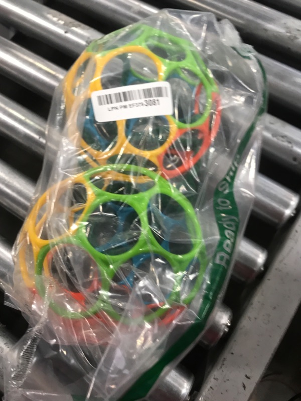 Photo 1 of Besimple 2 Pack Horse Treat Ball Hay Feeder Toy, Goat Feeder Ball Hanging Feeding Toy for Horse Goat Sheep Relieve Stress (Colorful)