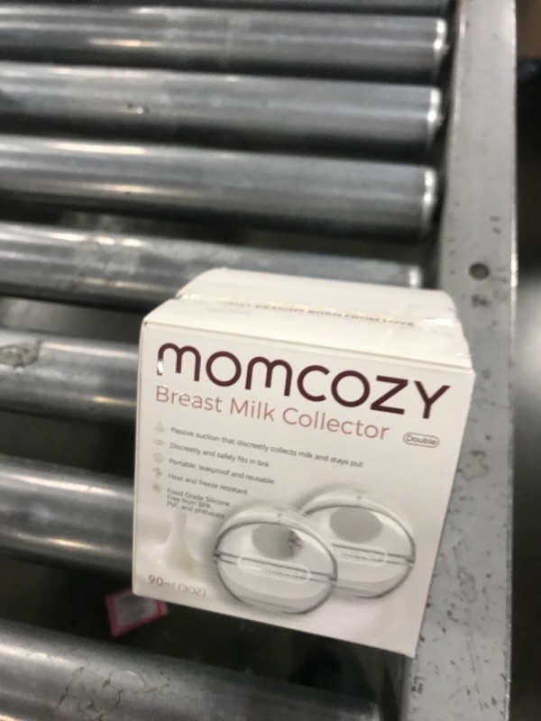 Photo 1 of Momcozy Breast Milk Collector, Milk Collectors for Breastfeeding, Reusable Breast Milk Shells, Silicone Catcher with More Fit & Soft (3oz/90ml, 2 Counts)