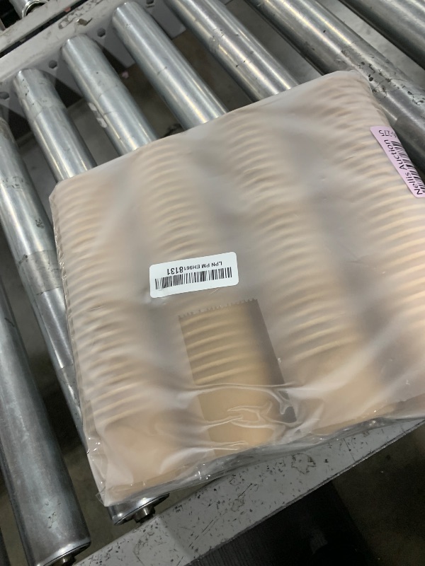 Photo 1 of Honeydak 100 Pieces Ice Cream Cups Paper Disposable Sundae Bowls Kraft Paper Hot Cold Soup Snack Yogurt Dessert Small Cups for Ice Cream Baby Shower Party Supplies, Brown(5 oz)