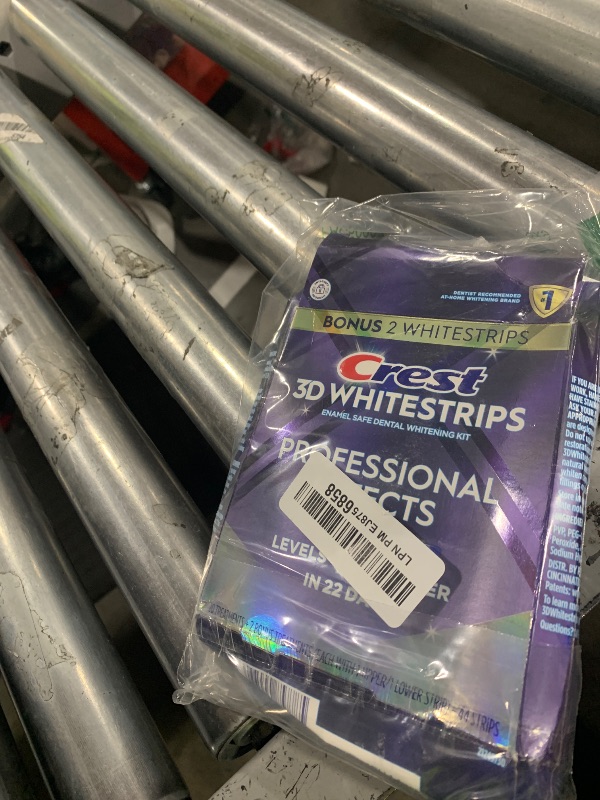 Photo 1 of Crest 3D Whitestrips Professional Effects, Whitestrip 3D White, Teeth Whitening Strip Kit, 44 Strips (22 Count Pack), Crest Teeth Whitening Strips, Teeth Whitening Kit
