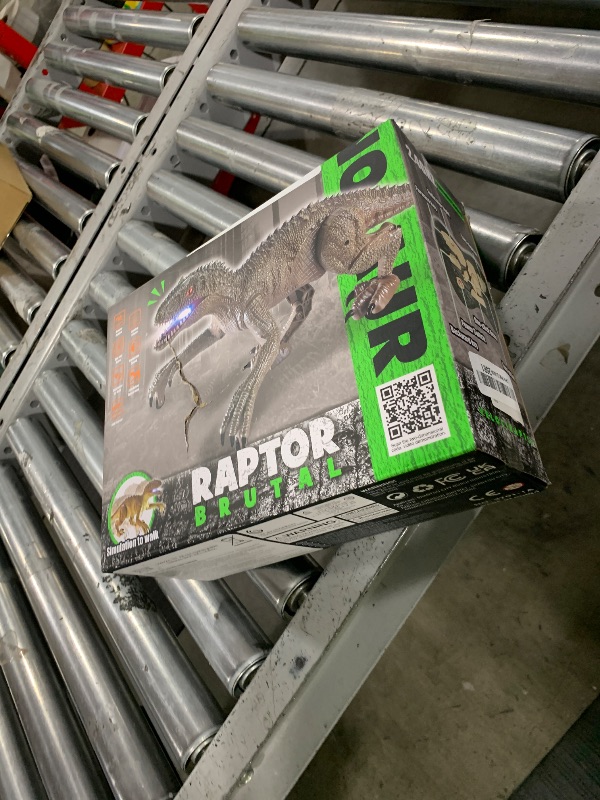 Photo 1 of KIDDITOY 19" Remote Control Dinosaur Toys for Kids, 8CH Rechargeable Jurassic Velociraptor Imitates Walking with Light & Roaring - Dinosaur Toys for Kids 4 5-7 8-12 Boys Christmas Birthday Gifts 2025