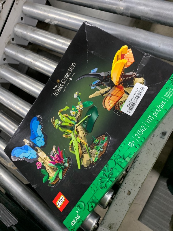 Photo 1 of LEGO Ideas The Insect Collection, Fun Gift for Nature Lovers, with Life-Size Blue Morpho Butterfly, Hercules Beetle and Chinese Mantis Display Models, Bug Building Set and Nature Décor, 21342