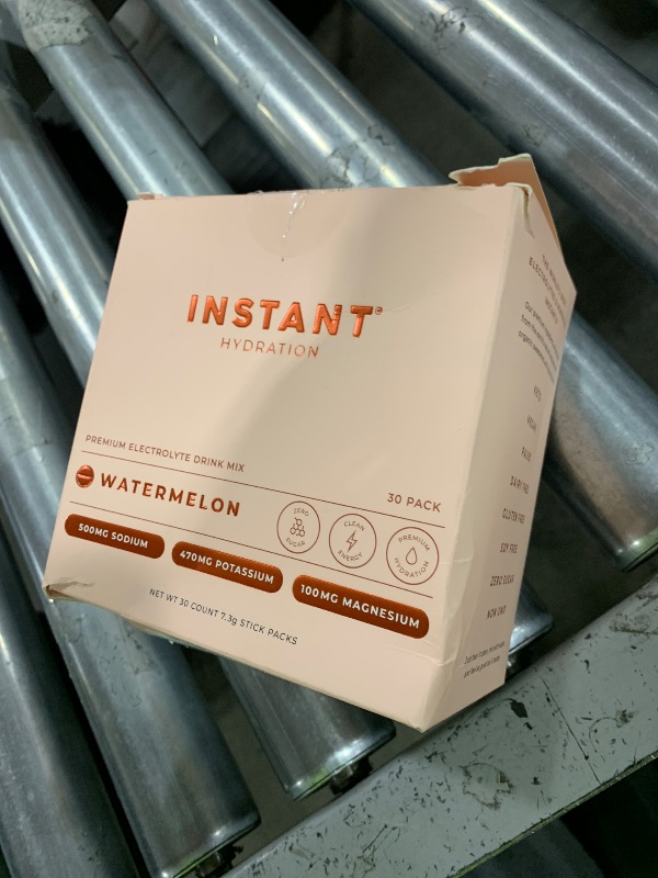 Photo 1 of Instant Hydration Electrolytes Powder Packets - Electrolyte Drink Mix - Zero Sugar - Keto, Vegan, Gluten-Free, Non-GMO - Boost Recovery, Brain Health, Muscle & Tissue Support- 30 Sticks