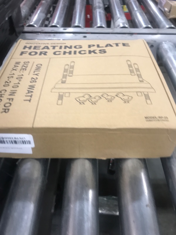 Photo 1 of Chick Brooder Heating Plate with Anti Stand Cone 10 x 10 Brooder Heater for Chicks with Adjustable Heights